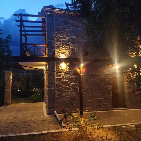 Vilă Elea Stone In Organic Quiet Olive Grove, Prinos, Thassos
